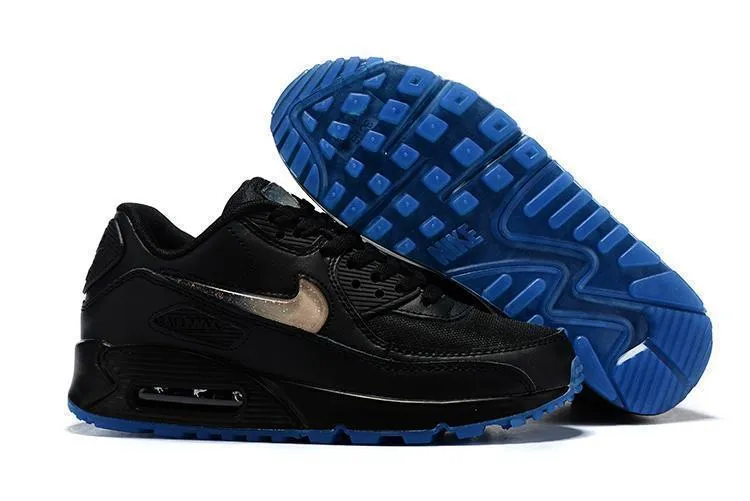 Nike Wmns Air Max 90 'Black Seven Color' Shoes Sneaker Sale Men Size US 7-11 Asics Plated Shoes