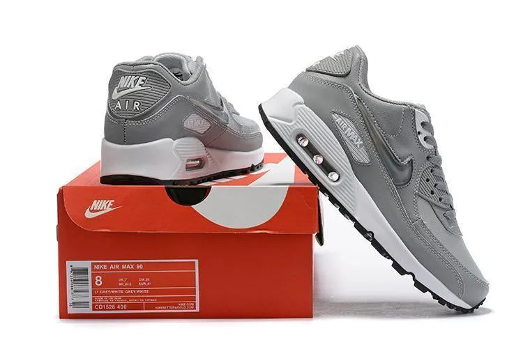 Asics Shoe Warehouse Nike Wmns Air Max 90 'Wolf Grey' Shoes Sneaker Sale Men Size US 7-11