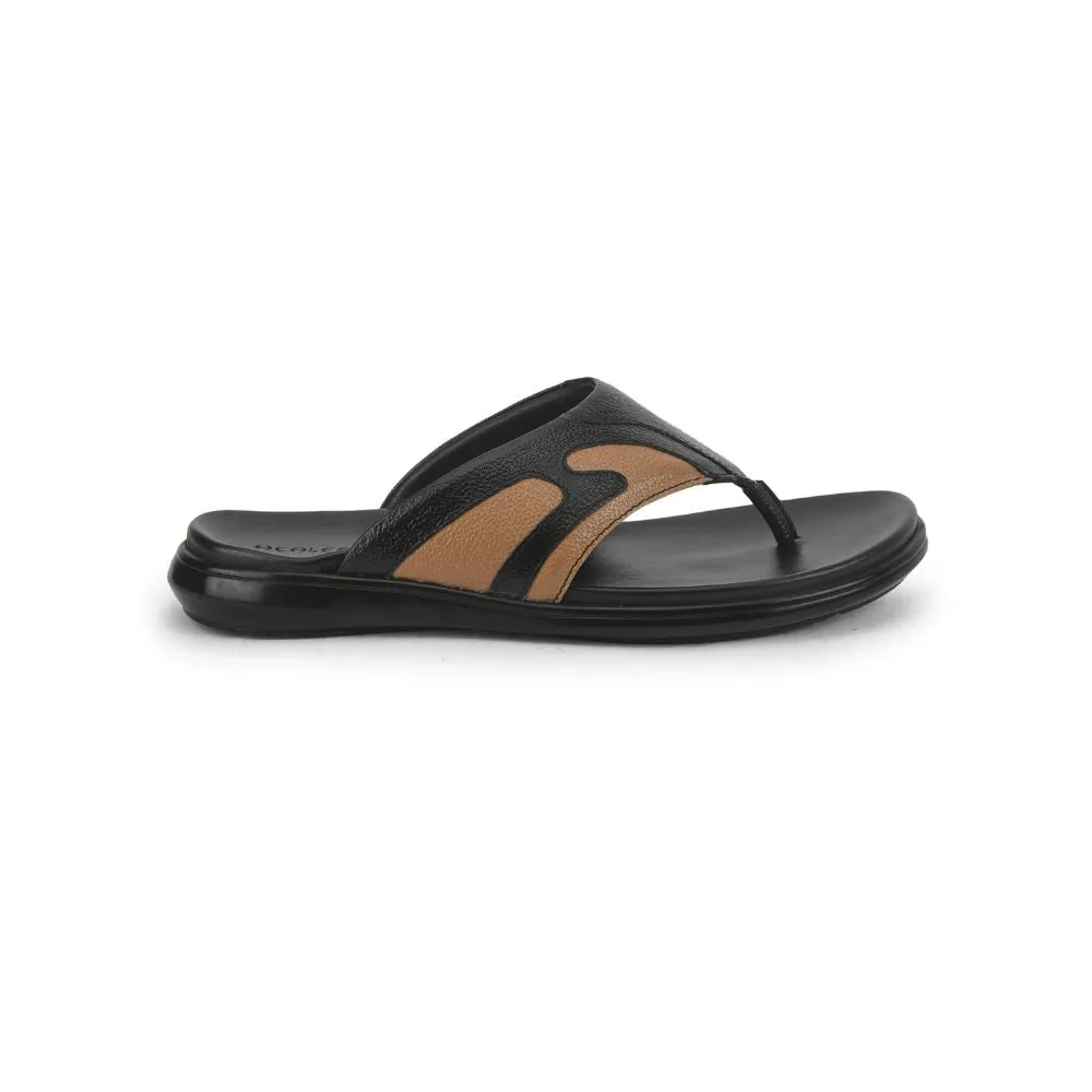 Healers Casual Tan Slipper For Men MDL-06 By Liberty Good Outdoor Slippers