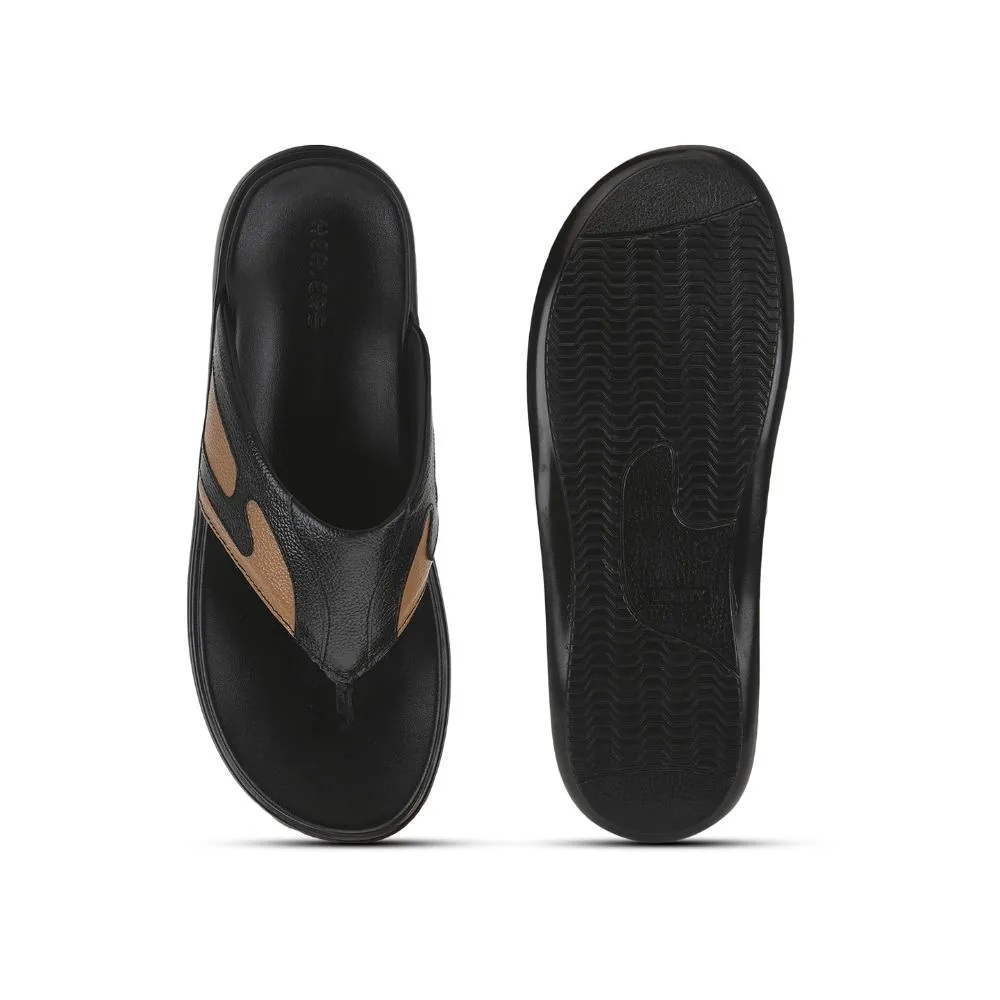 Healers Casual Tan Slipper For Men MDL-06 By Liberty Limitless Slides