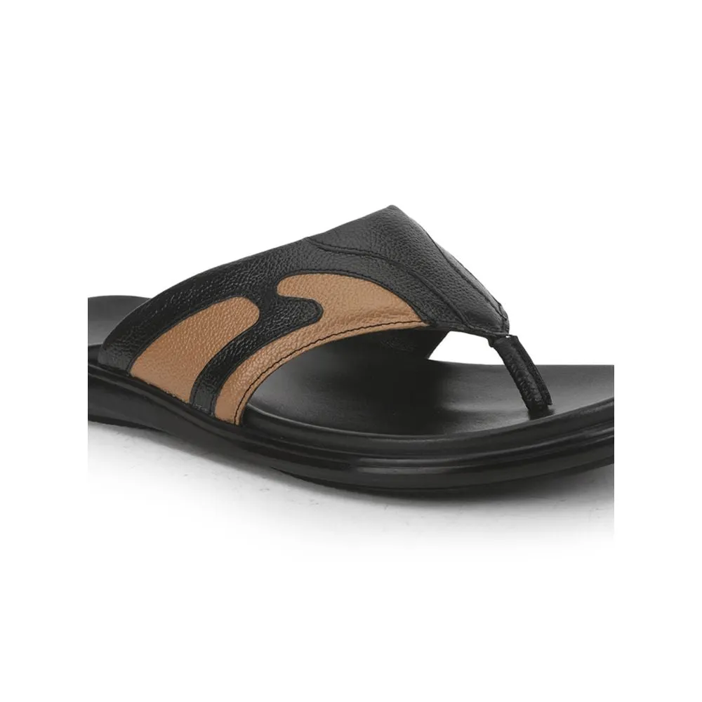 Cream Slippers Healers Casual Tan Slipper For Men MDL-06 By Liberty