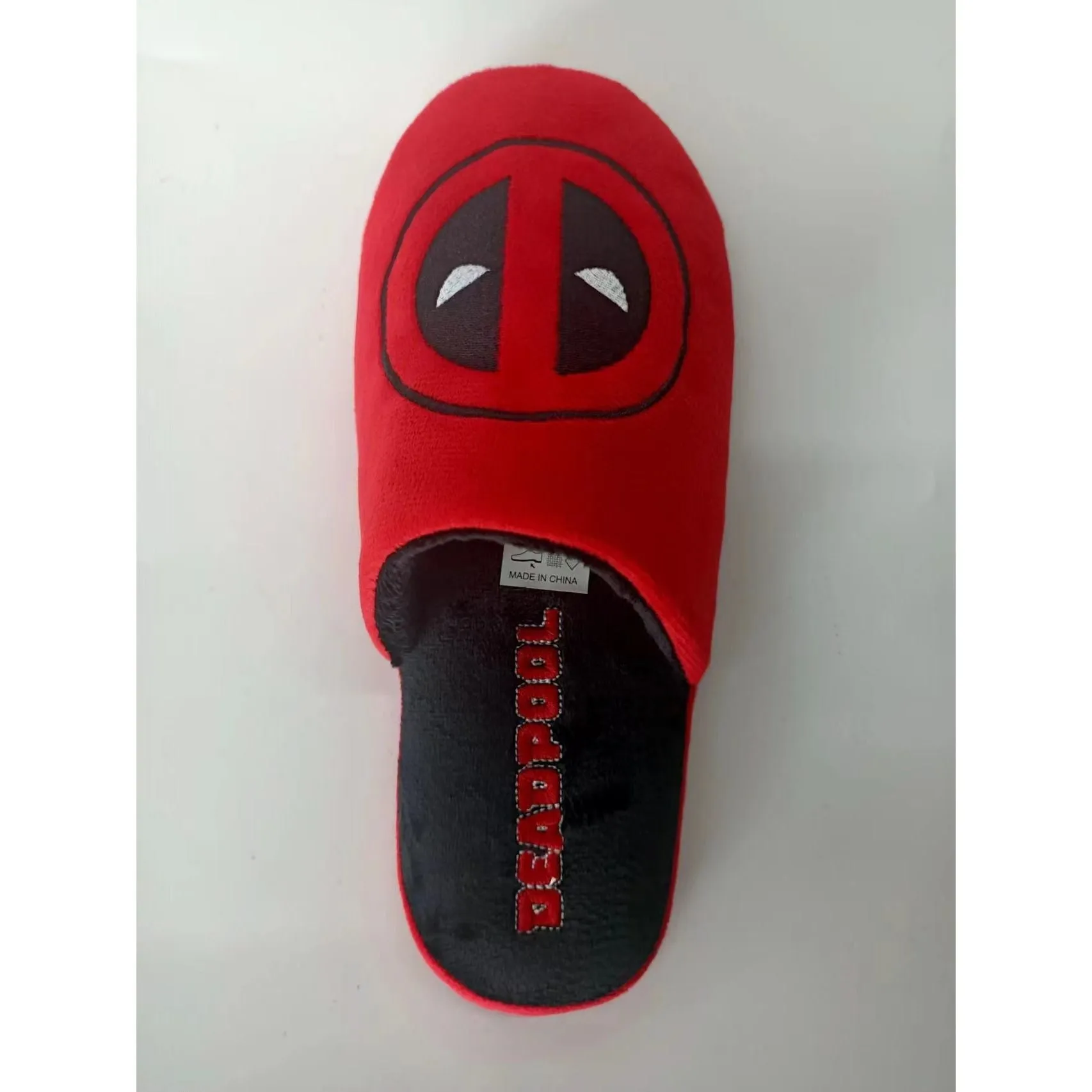 Deadpool Slippers | Mens Slippers Size 7-10 Non slip | Mule Style Novelty Slippers  Deadpool Merchandise Slides Vs