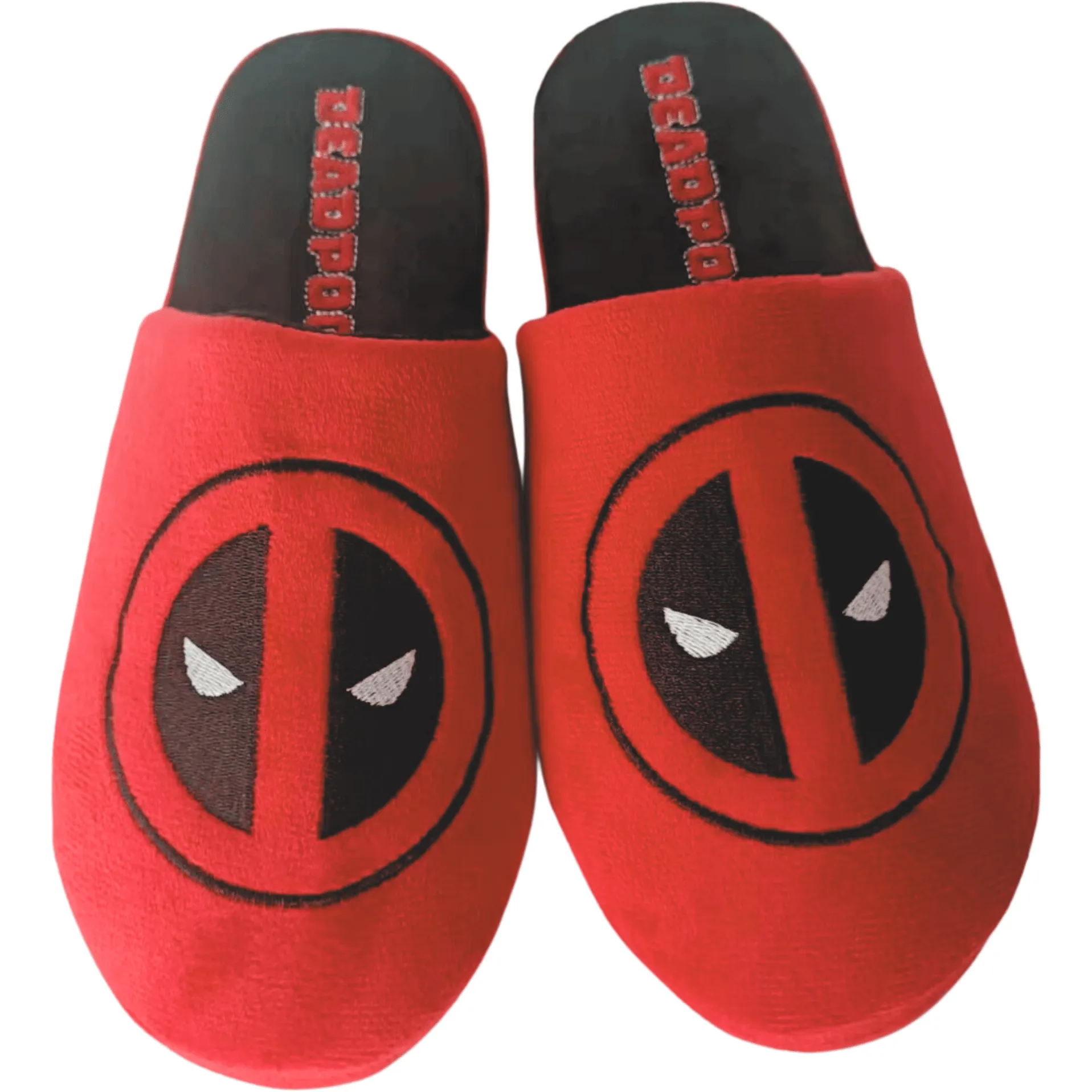 Deadpool Slippers | Mens Slippers Size 7-10 Non slip | Mule Style Novelty Slippers  Deadpool Merchandise The Most Comfortable House Slippers