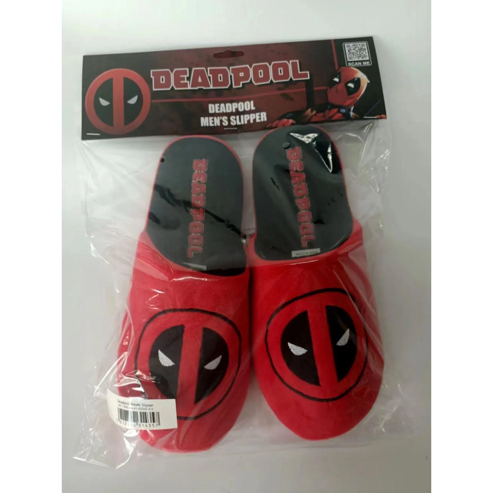 Deadpool Slippers | Mens Slippers Size 7-10 Non slip | Mule Style Novelty Slippers  Deadpool Merchandise India Slippers