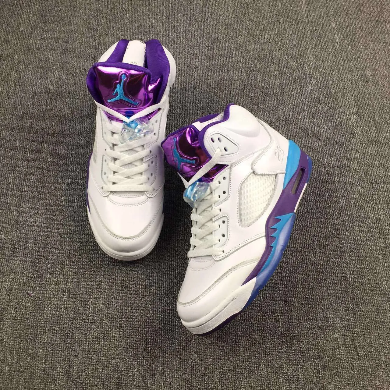 Nike Air Jordan 5 White Blue Purple Men Shoes !!! CYBER MONDAY SALE !!! Asics Gel-kahana 8 Running Shoe