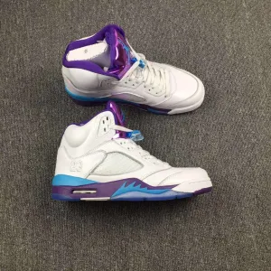 Nike Air Jordan 5 White Blue Purple Men Shoes !!! CYBER MONDAY SALE !!! Asics Gt 2000 Walking Shoe
