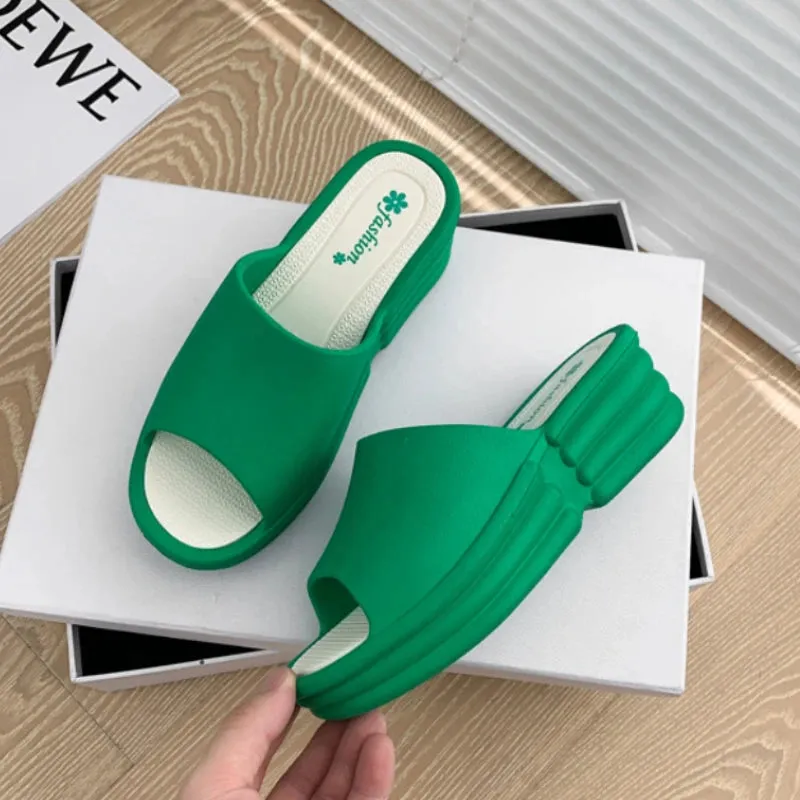 T Flip Flop Truth Table Amozae-Wedge Sandals for Women EVA Open Toe Women Flip Flops Non-slip Comfy Slide Casual Fashion Summer Shoes Platform Women Slippers
