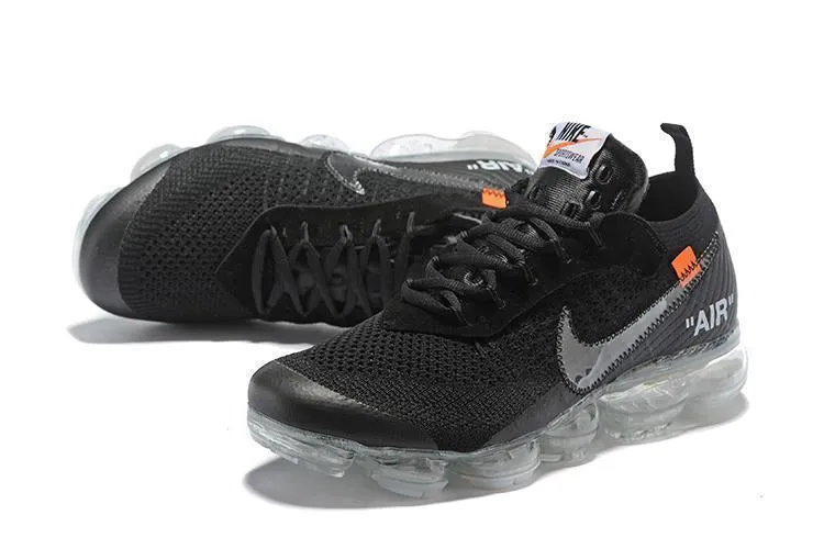 OFF WHITE x Nike Air Vapormax Black  Shoes Sneakers Men !!! CYBER MONDAY SALE !!! Asic Tennis Shoes On Sale