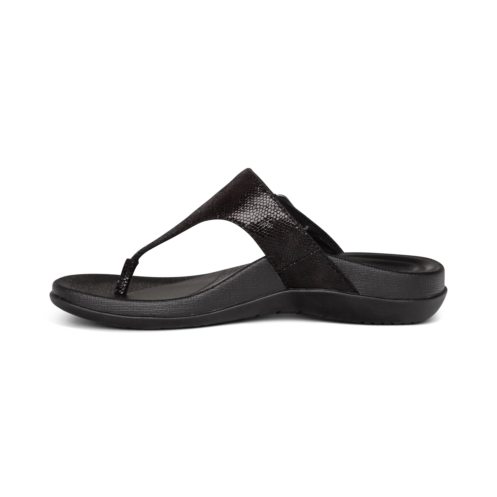 Aetrex Rita Adjustable Thong Sandal Women's Vinyl Flip Flops