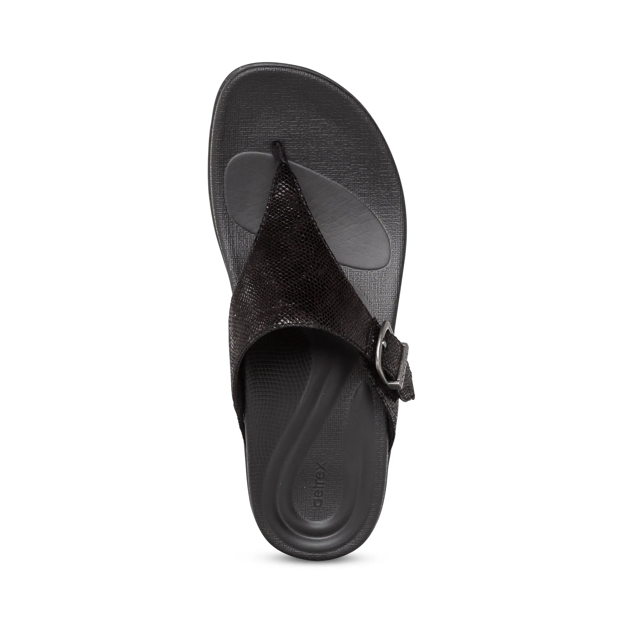Aetrex Rita Adjustable Thong Sandal Women's Flexible Flip Flops