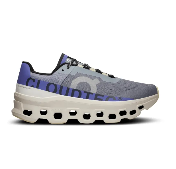 ON RUNNING - Cloudmonster Mist/Blueberry M Best Running Shoe Store