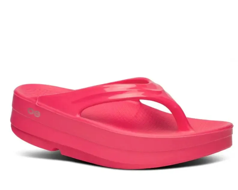 Flip Flops Offers OOFOS OOLALA NEON BERRY