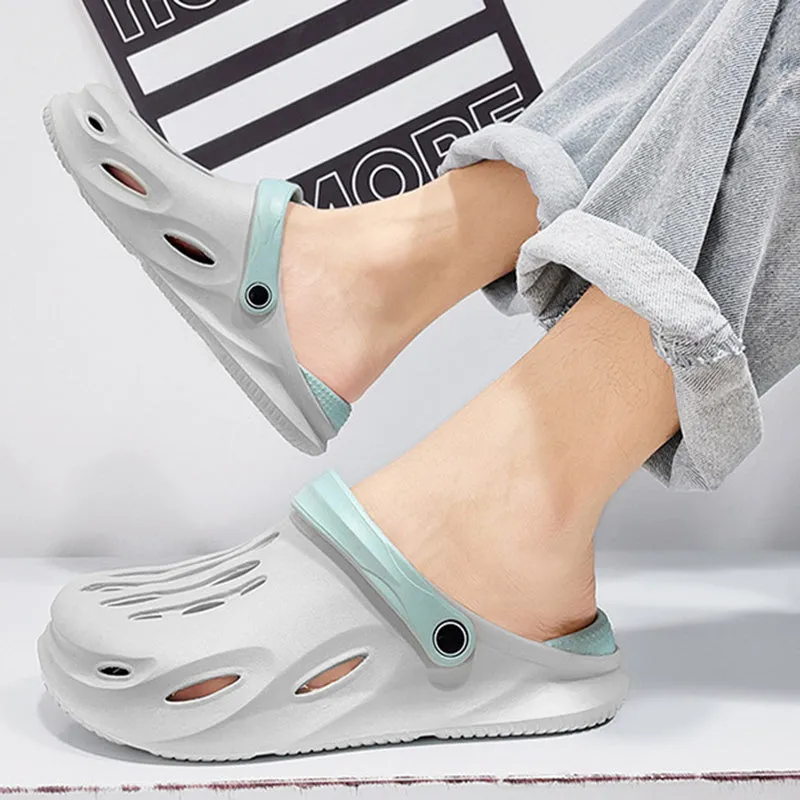 Outer Wear Soft-soled Toe Beach Shoes Men Sandals Moses Sandals