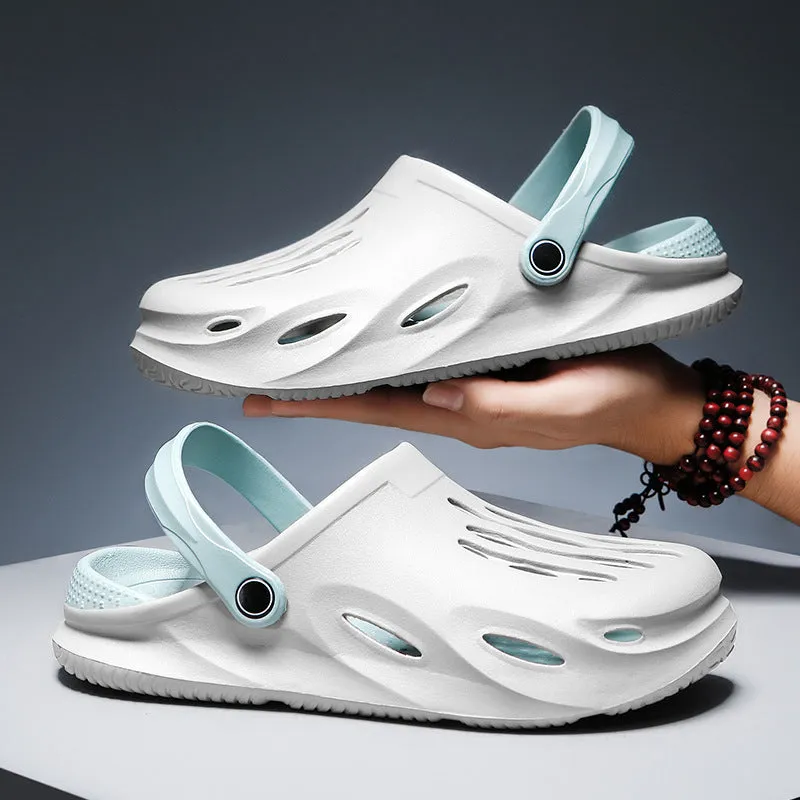 Outer Wear Soft-soled Toe Beach Shoes Men Sandals Wrap Up Sandals