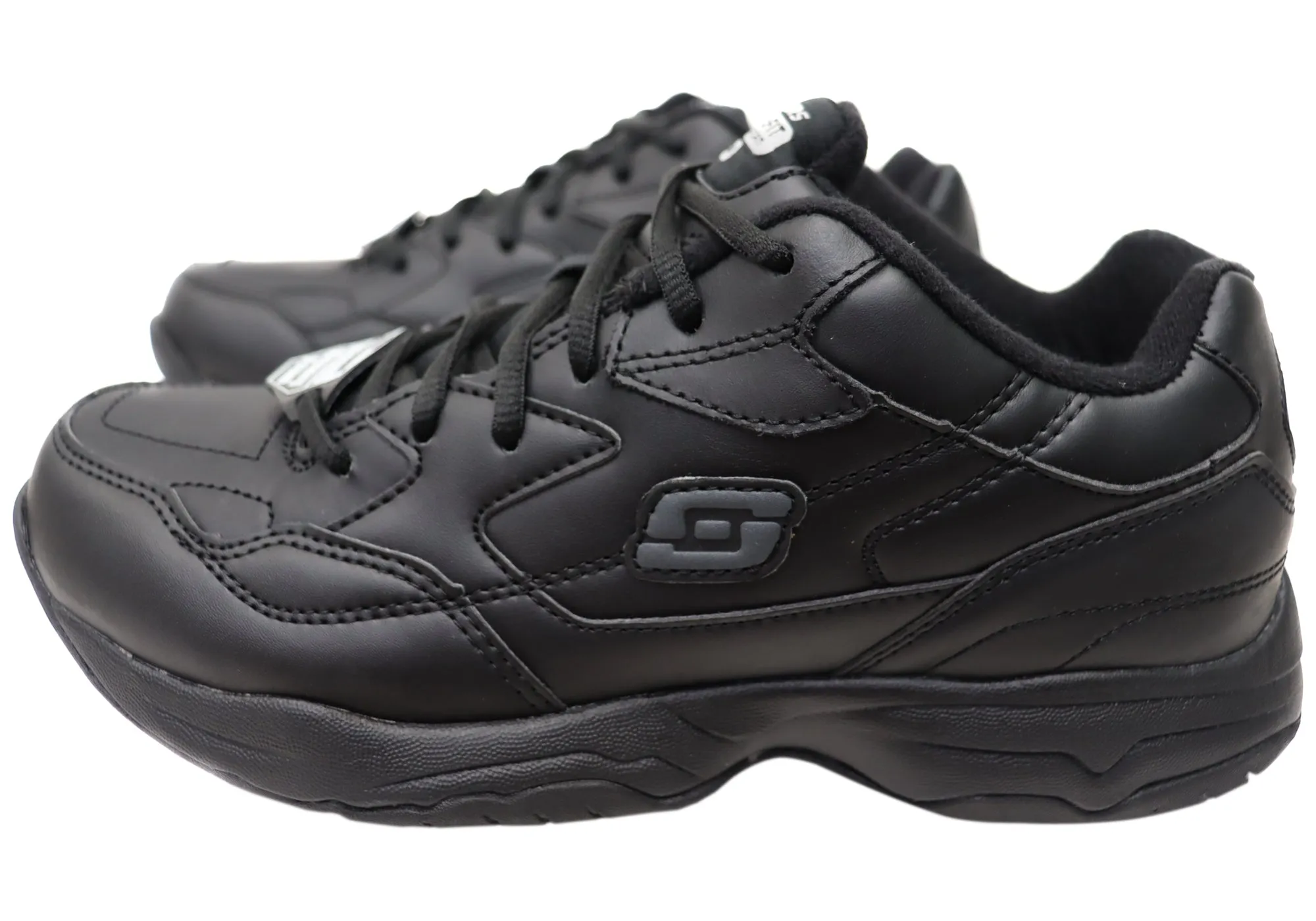 Skechers Mens Comfortable Relaxed Fit Felton Slip Resistant Work Shoes Best 8 Inch Composite Toe Work Boots