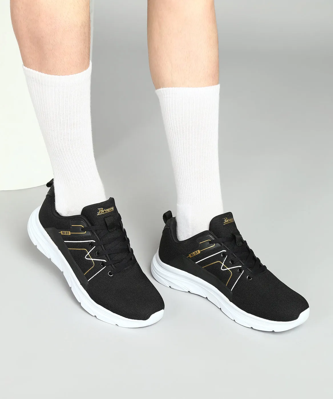 Paragon Blot K1208G Men Walking Cricket Gym Sports Breathable Comfortable Shoes for Men Hype Sneakers