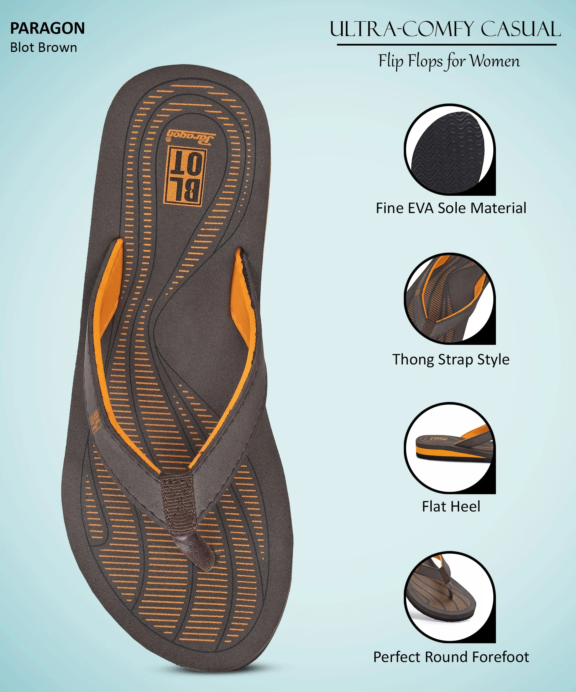 Best Cushy Flip Flops Paragon Blot K3307L Women Slippers | Lightweight Flipflops for Indoor & Outdoor | Casual & Comfortable | For Everyday Use