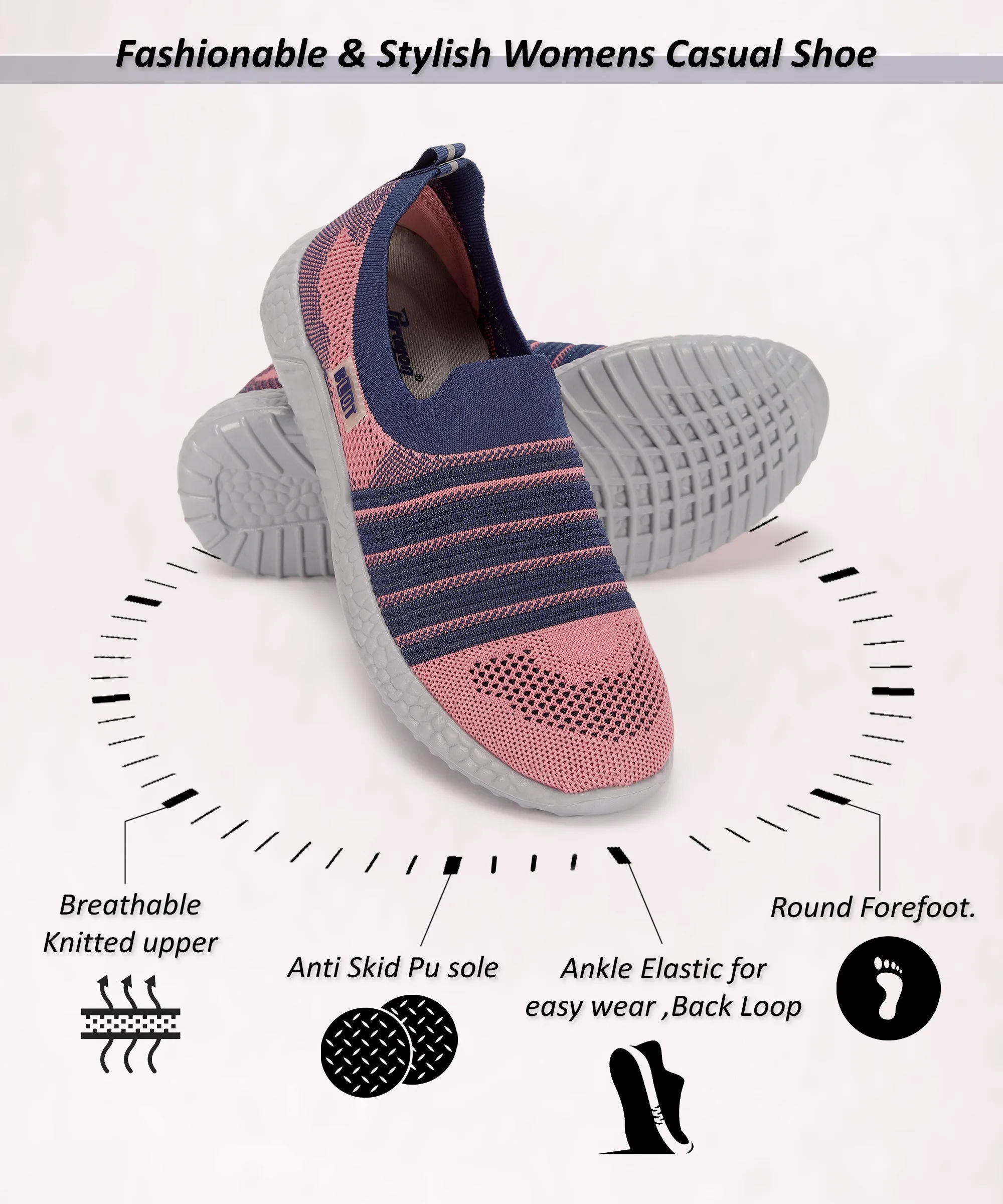 Ugh Sneakers Paragon Blot PUK3503LS Women Casual Shoes | Sleek & Stylish | Latest Trend | Casual & Comfortable Grey