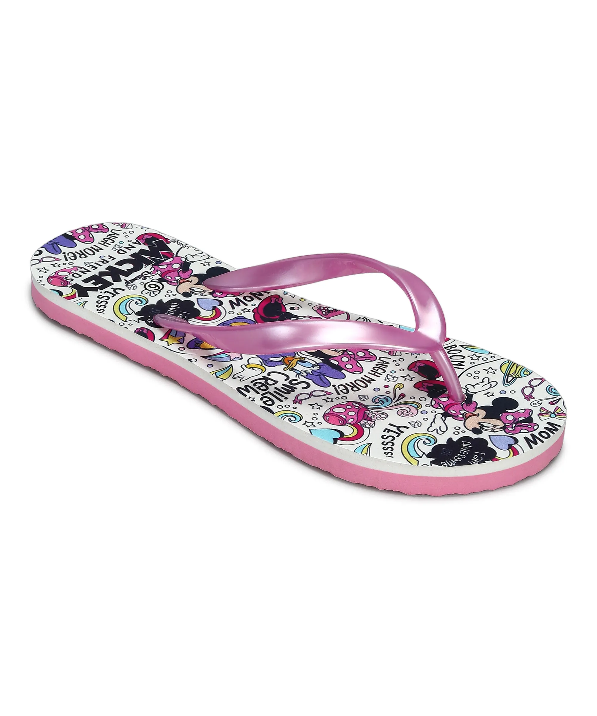 Paragon DK3743L Women's Pink Sliders with Cushioned Sole for Everyday Use Picture