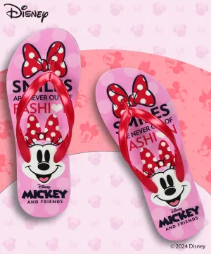 Soft Wedge Flip Flops Paragon DK3743L Women's Red Sliders with Cushioned Sole for Everyday Use