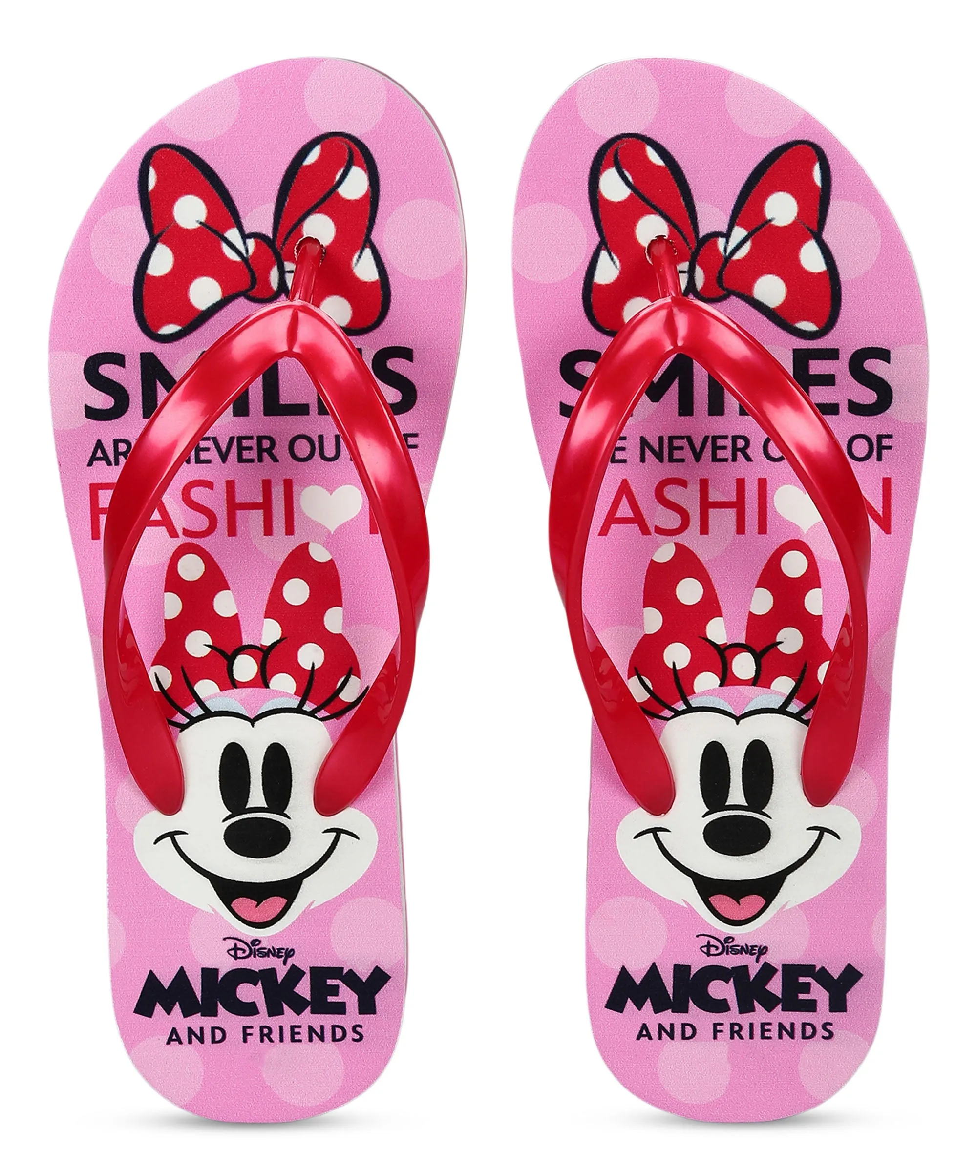 Barefoot Shoes Flip Flops Paragon DK3743L Women's Red Sliders with Cushioned Sole for Everyday Use