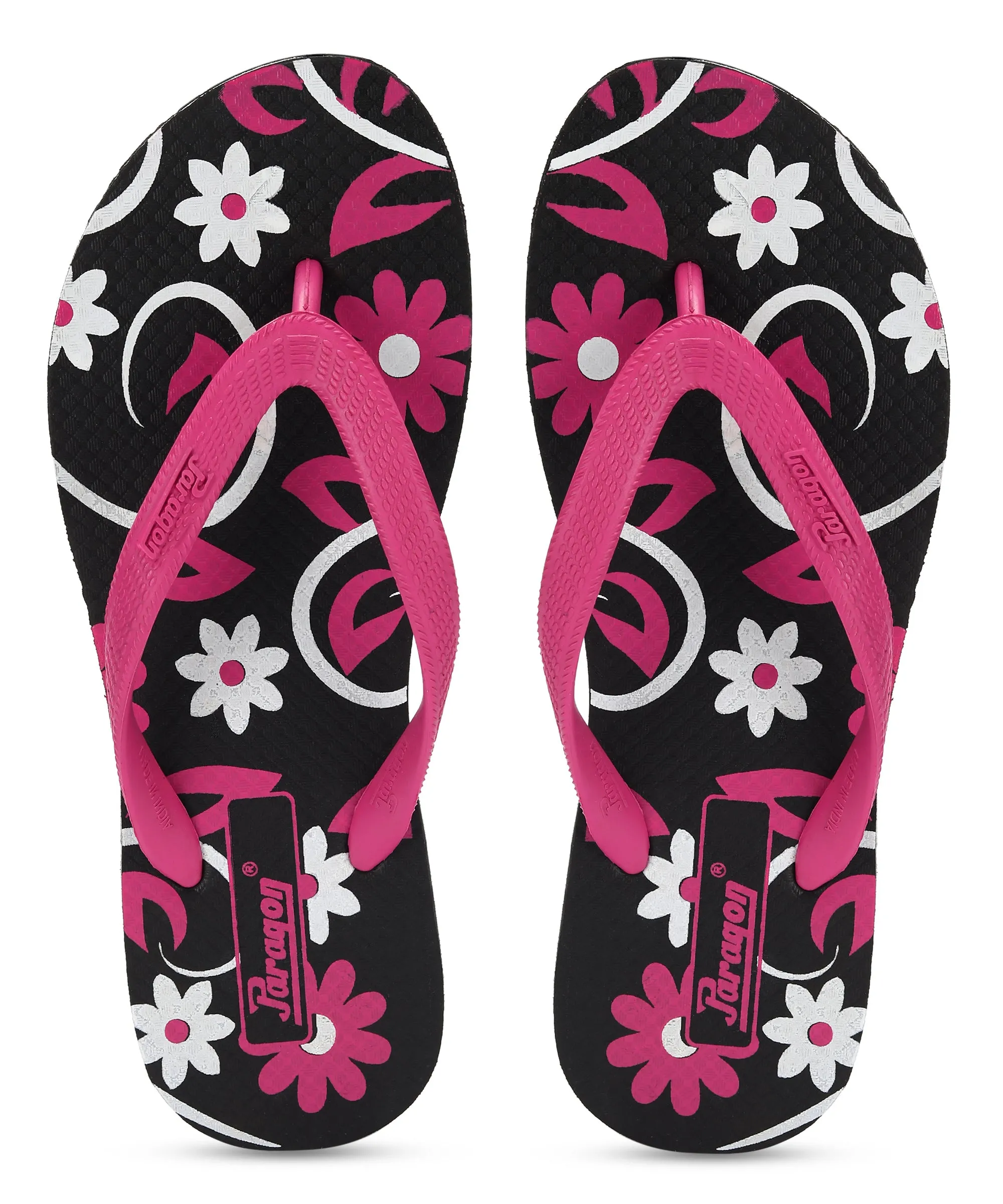 Paragon HWK3737L Women Stylish Lightweight Flipflops | Comfortable soles | Casual & Trendy Slippers | Indoor & Outdoor Gypsy Jazz Flip Flops