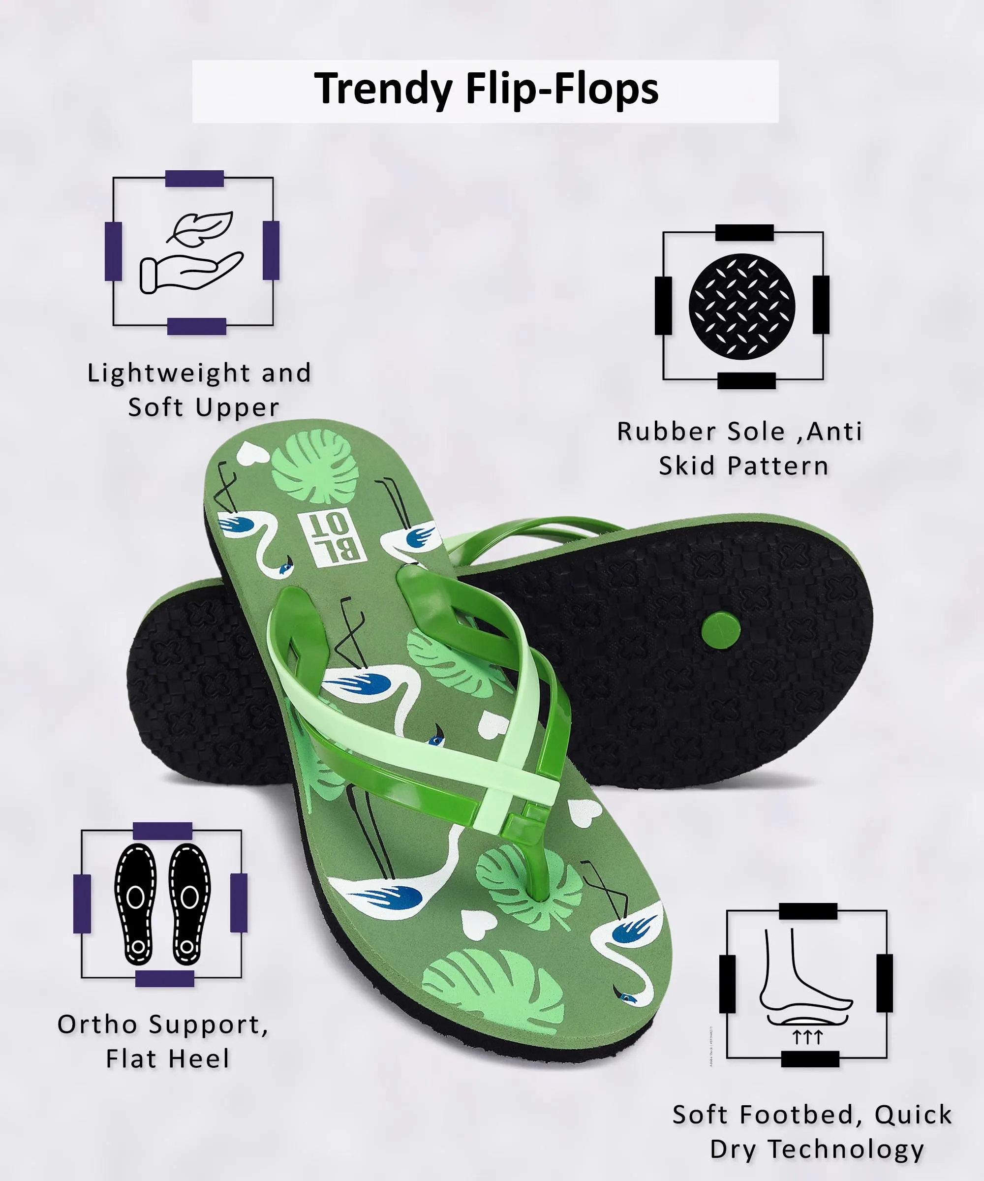 Comfortable Flip Flops For Pregnancy Paragon K3310L Women Stylish Flip Flops | Comfortable Flip Flops for Daily Use | Lightweight and Easy to Wash