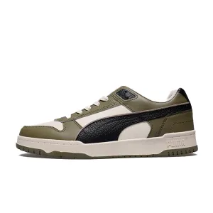 PUMA RBD GAME LOW LIFESTYLE SHOES FOR MEN, ALPINE SNOW & PUMA BLACK & PUMA OLIVE Asics Gel-contend 7 Shoes