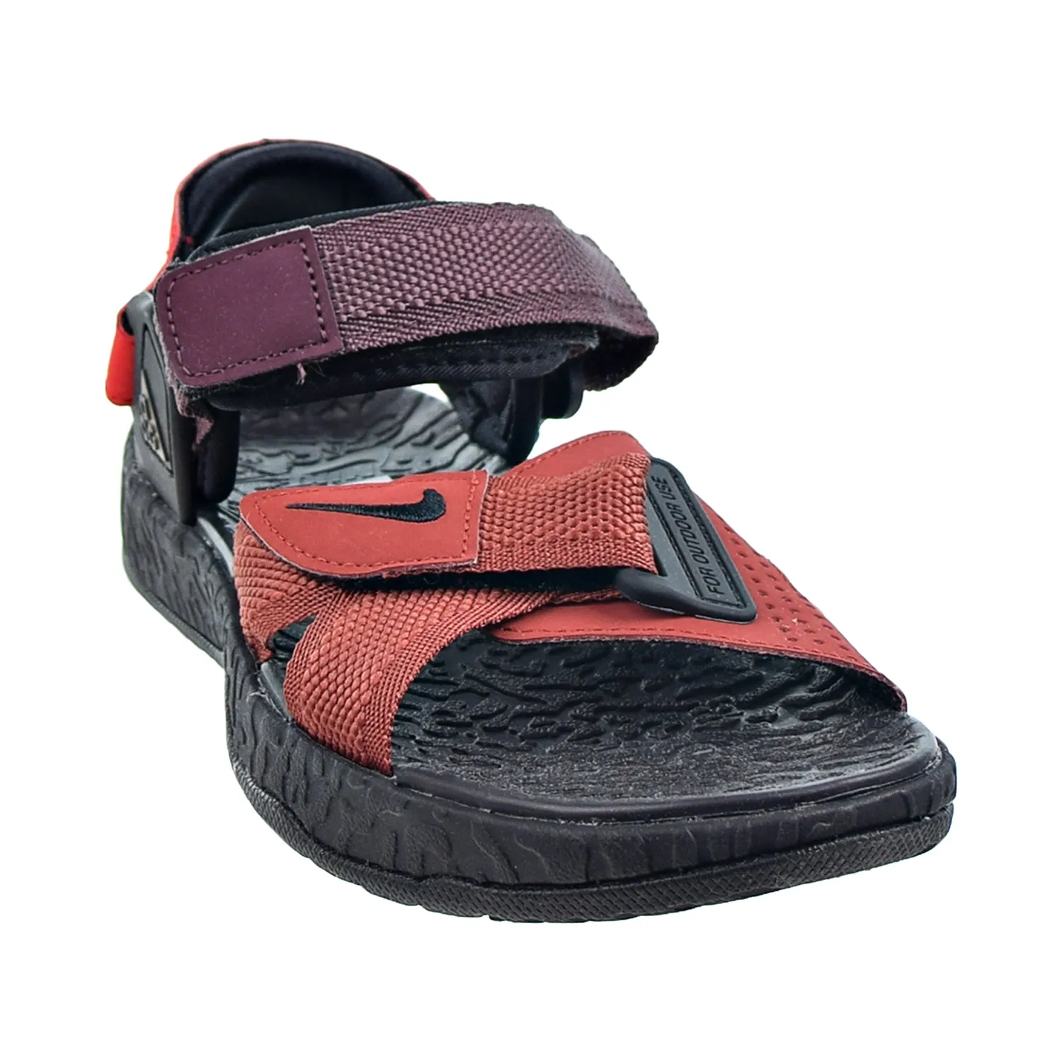 Nike ACG Air Deschutz   Men's Sandals Redstone-Black Suede Shearling Slippers
