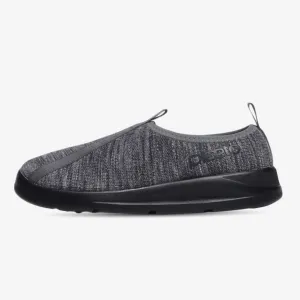 EZPlay Premium Slip Ons for Men - Black / Grey Backless Slip-on Shoes