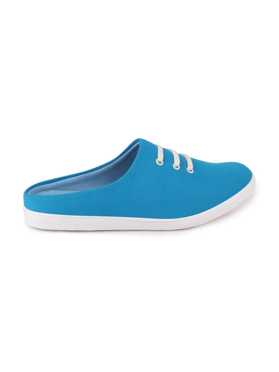 Vance N Hines Slip Ons Men Sky Blue Casual Canvas Slip-On Shoes