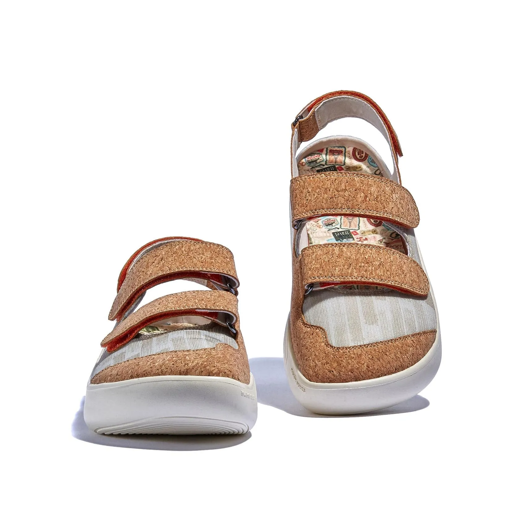 Oxford Shoes Slip On Cork Yellow Mahon III Women