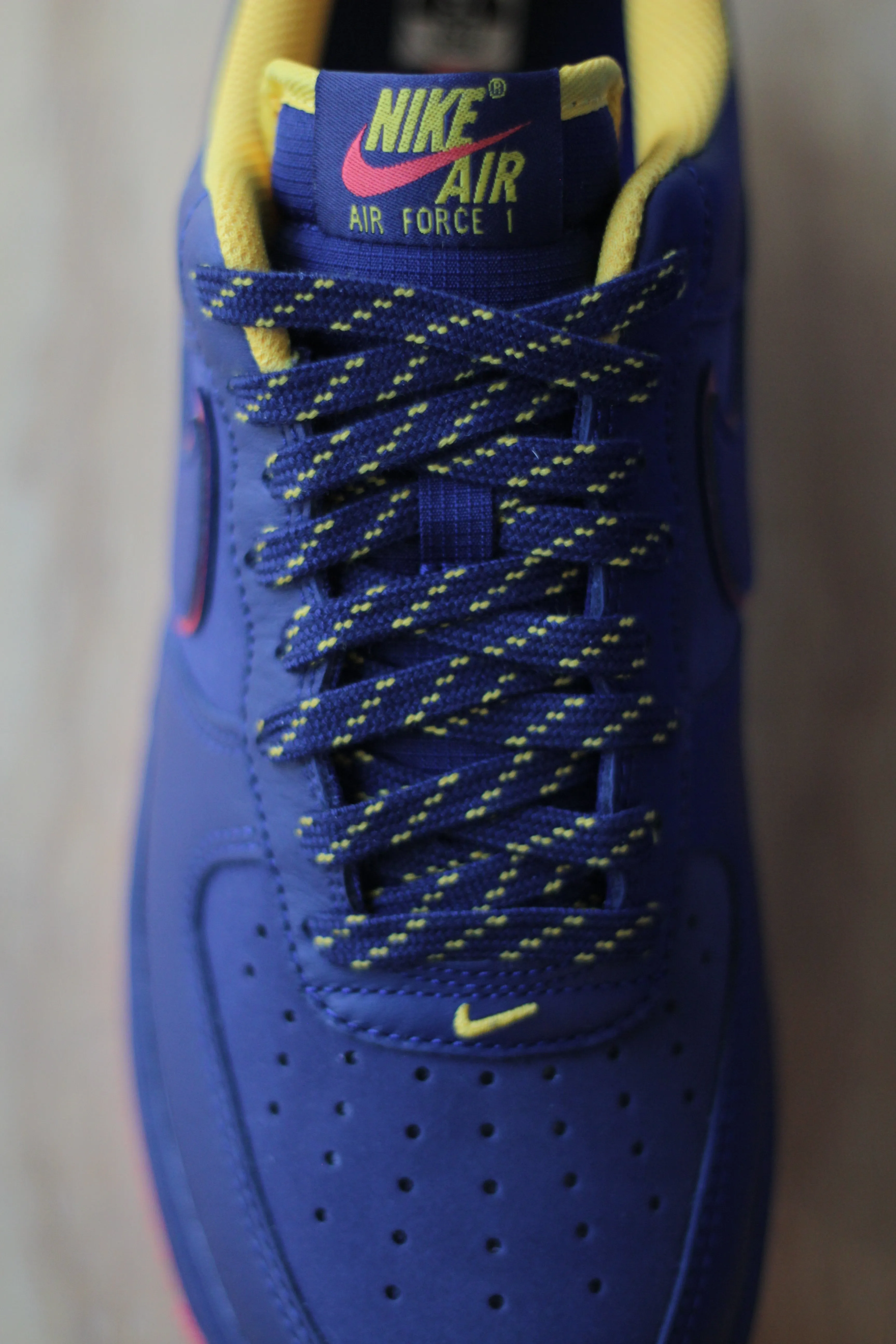 Asics Running Shoes Wide AIR FORCE 1 '07 LV8 "MIDNIGHT NAVY/BLUE VOID-LT CRIMSON"