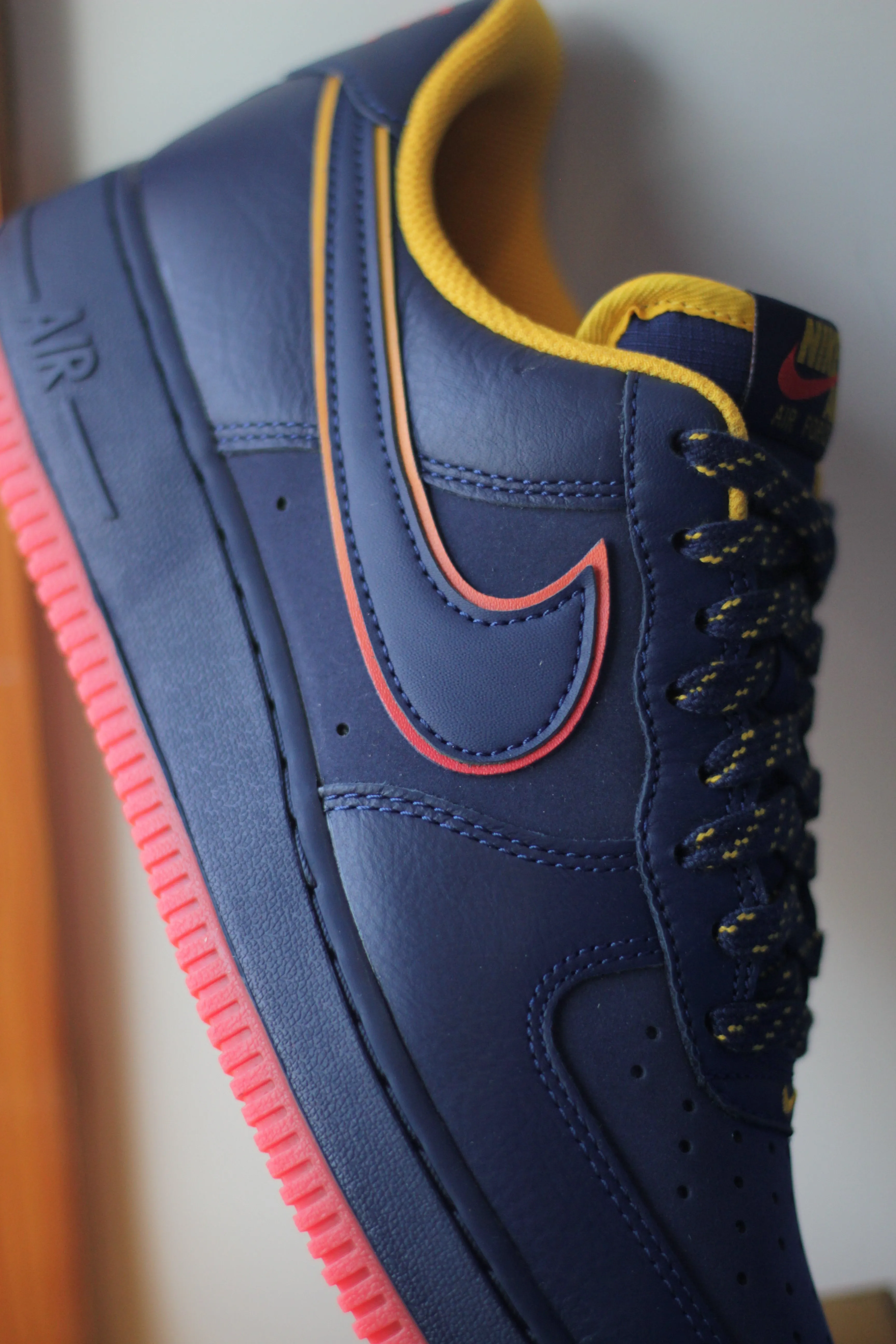 Asics Shoes Japanese AIR FORCE 1 '07 LV8 "MIDNIGHT NAVY/BLUE VOID-LT CRIMSON"