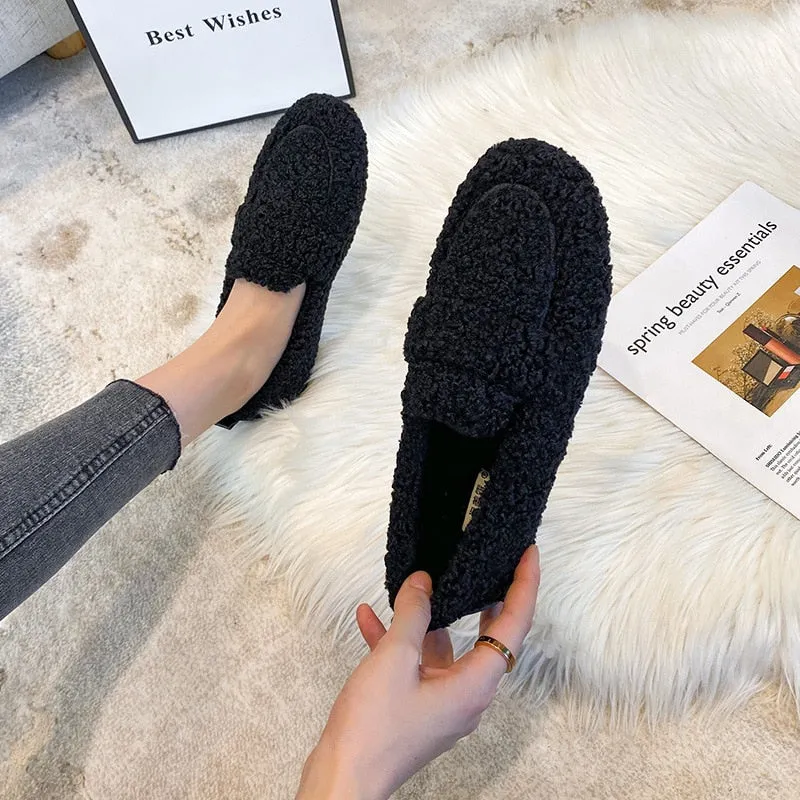 Sunngifu | Lambswool Loafers Aerosoles Loafers Sale