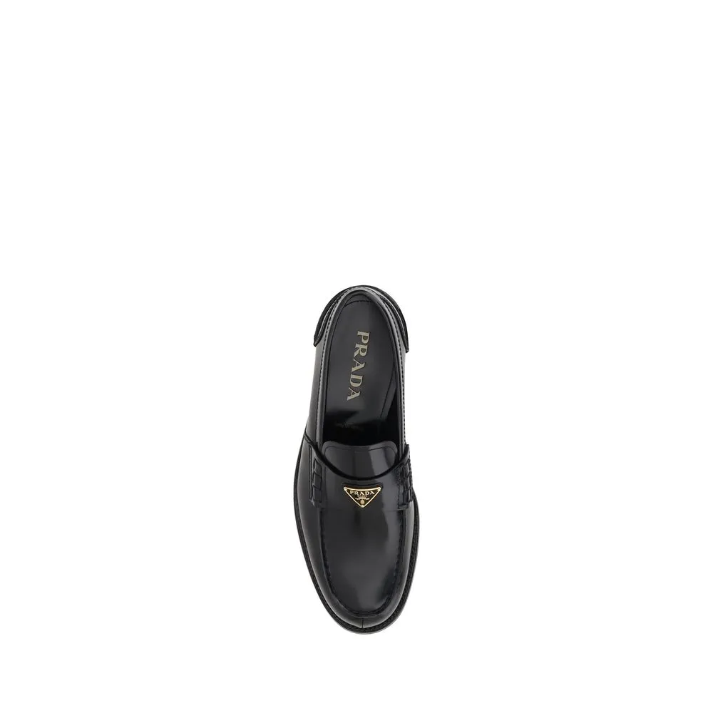 Roger Vivier Loafers Prada Triangular plaque Loafers