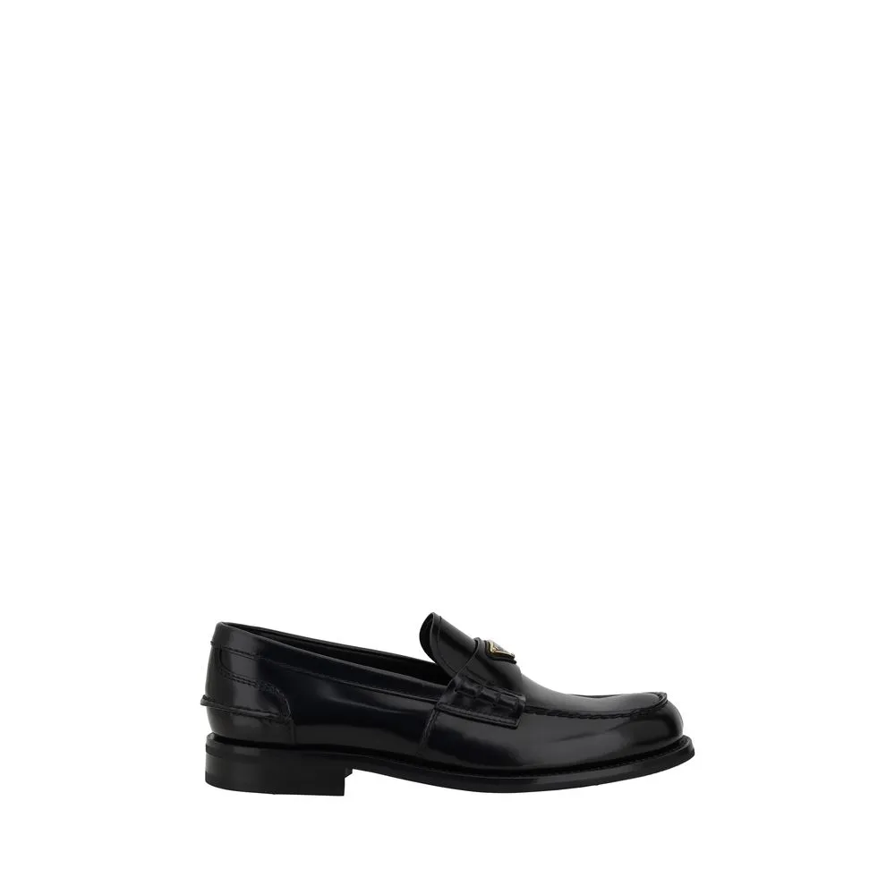 Prada Triangular plaque Loafers Loafers Catonsville Menu