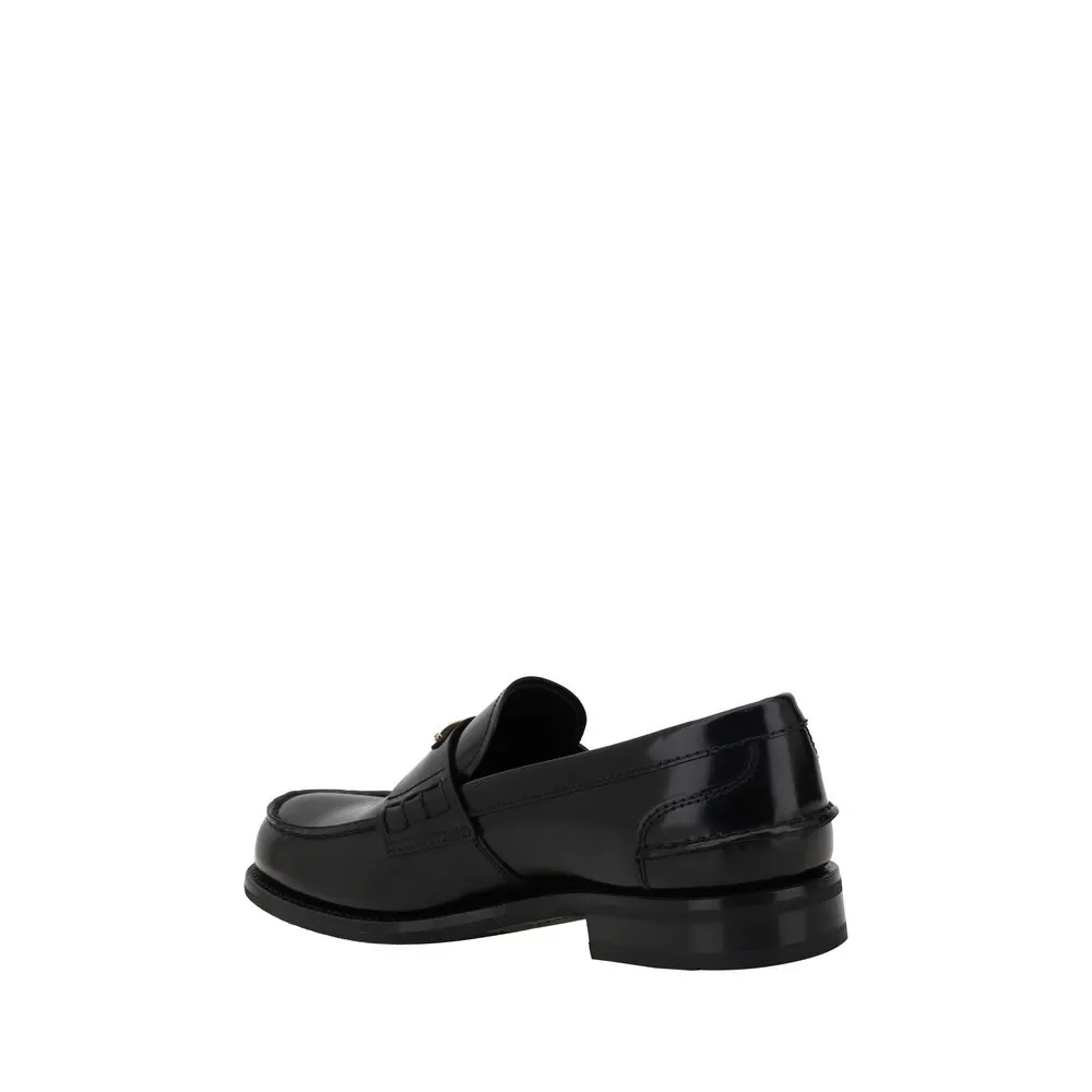 Prada Triangular plaque Loafers Shorts With Loafers