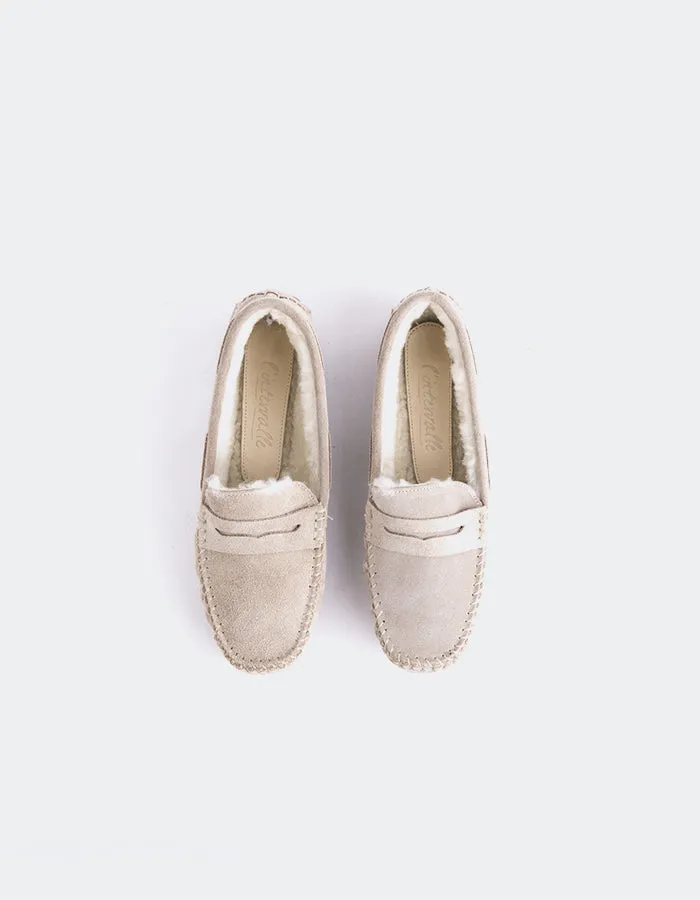 Bobble Taupe Suede Johnston Murphy Loafers