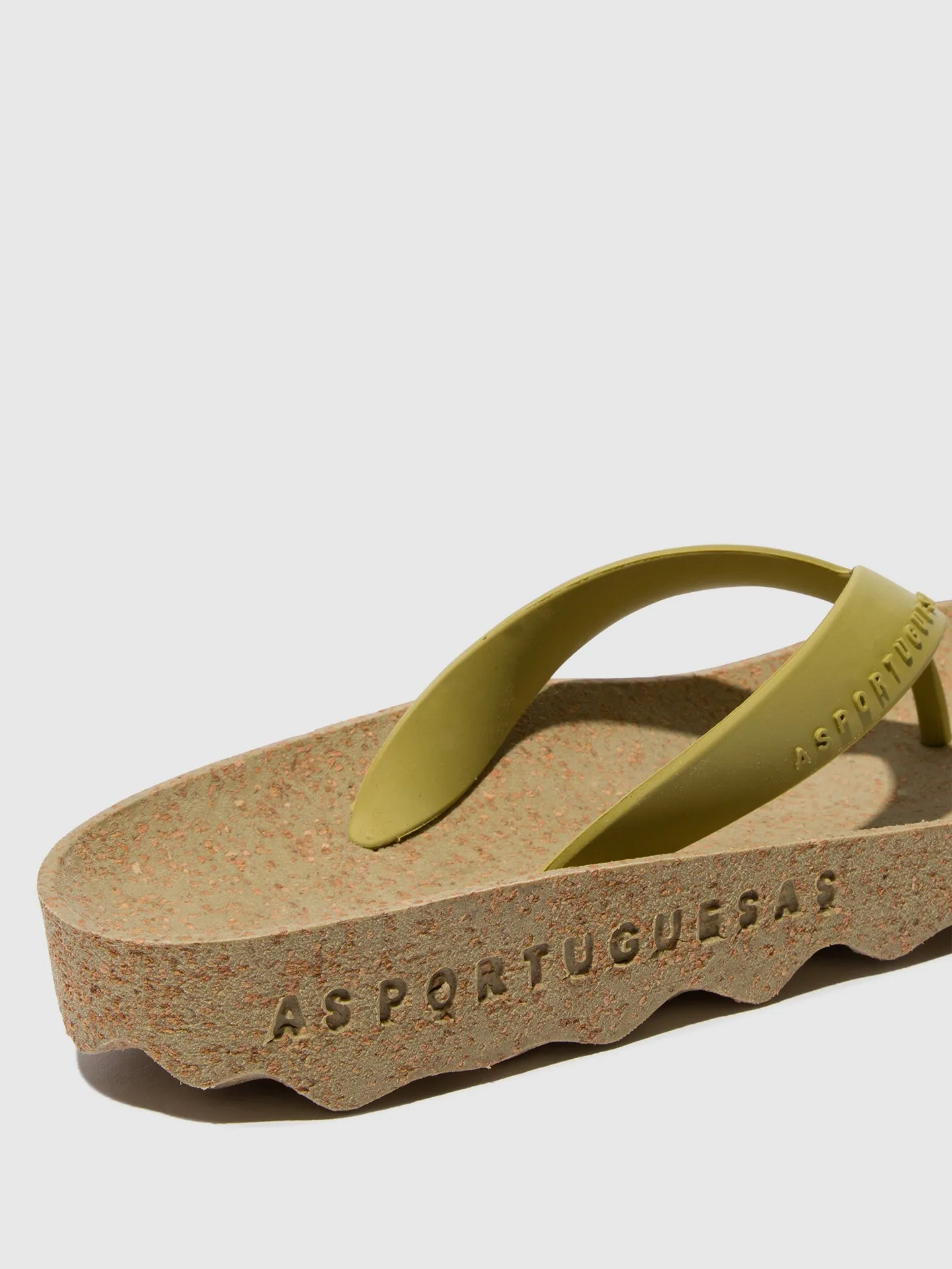 Platform Flip-Flops FEEL Military & Mlt. Gold strap Flip Flops For High Arch