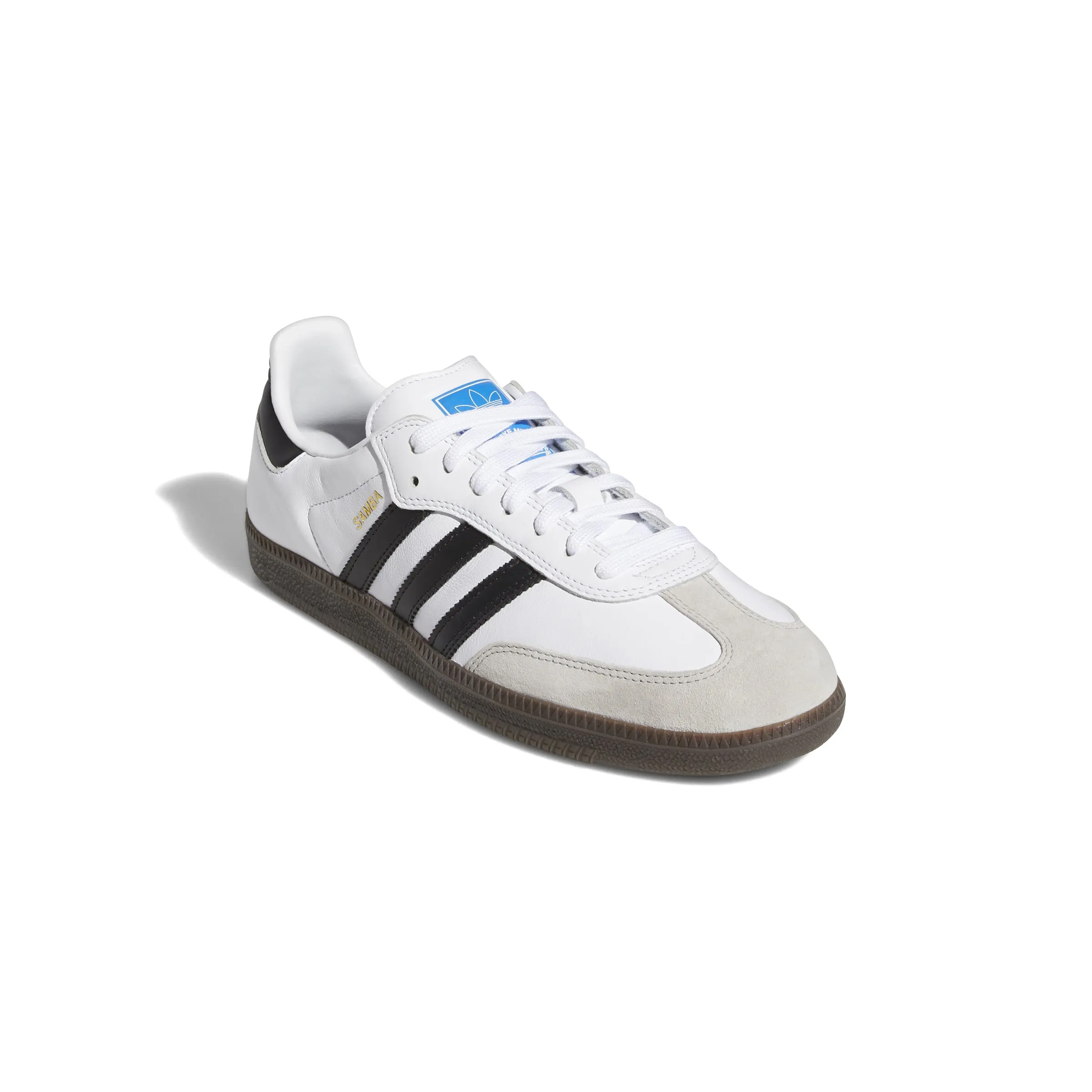 Adidas Samba ADV Skate Shoes-Cloud White/Core Black/Gum Daily 4.0 Shoes Adidas