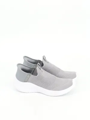 Women's Slip On Trainers,Grey On Running Shoe