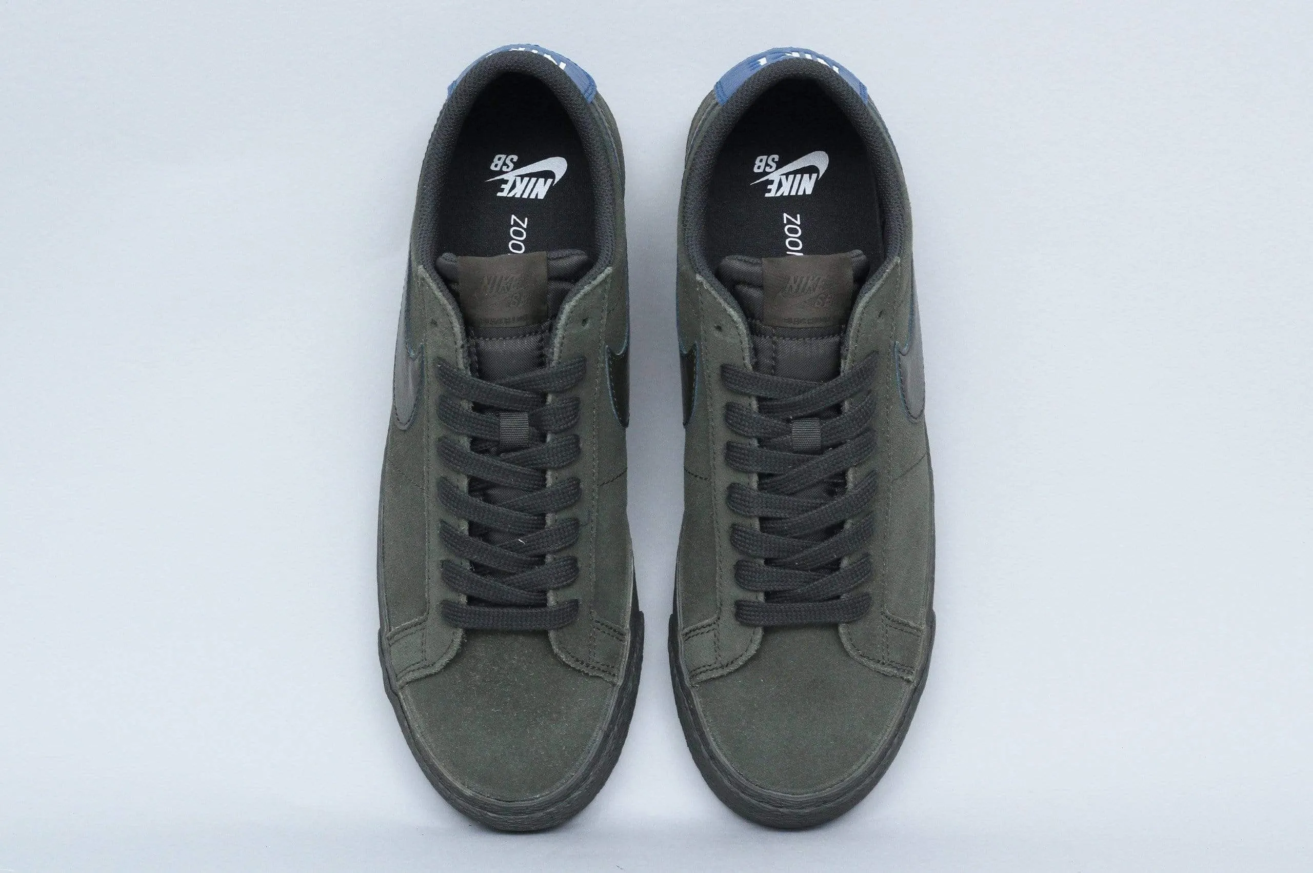 Asics Workplace Shoes Nike SB Blazer Low Shoes Sequoia / Sequoia - Blue Force