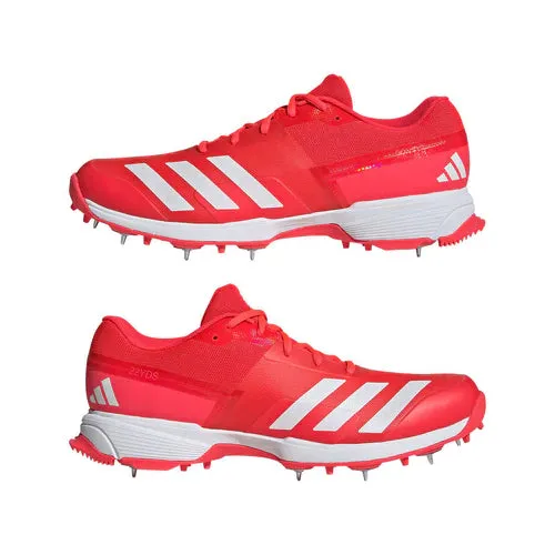 Adidas Football Turf Shoes Adidas 22YDS Lucid Red Zero Cricket Shoes - 2025