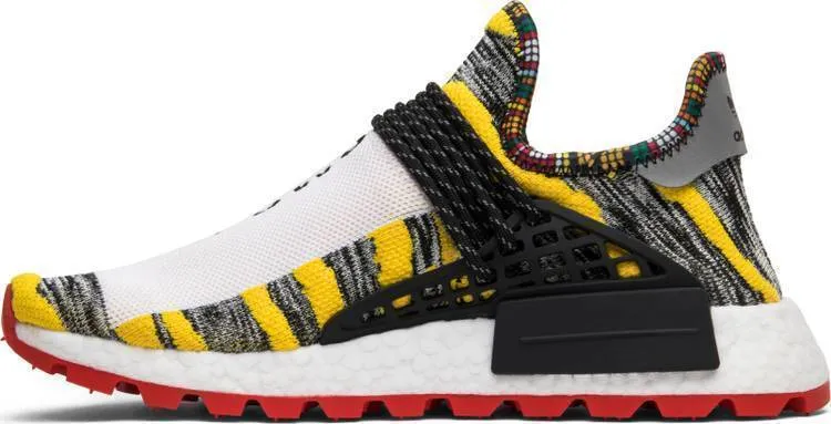 Pharrell x Adidas NMD Human Race Trail 'Solar Pack' Grey Yellow Shoes Men Women Sneaker !!! CYBER MONDAY SALE !!! Adidas Football Soccer Shoes