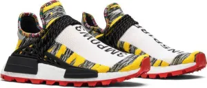 Pharrell x Adidas NMD Human Race Trail 'Solar Pack' Grey Yellow Shoes Men Women Sneaker !!! CYBER MONDAY SALE !!! Adidas Most Expensive Shoes