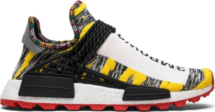 Adidas Fabela Rise Field Hockey Shoes Pharrell x Adidas NMD Human Race Trail 'Solar Pack' Grey Yellow Shoes Men Women Sneaker Sale All Size US 7-11