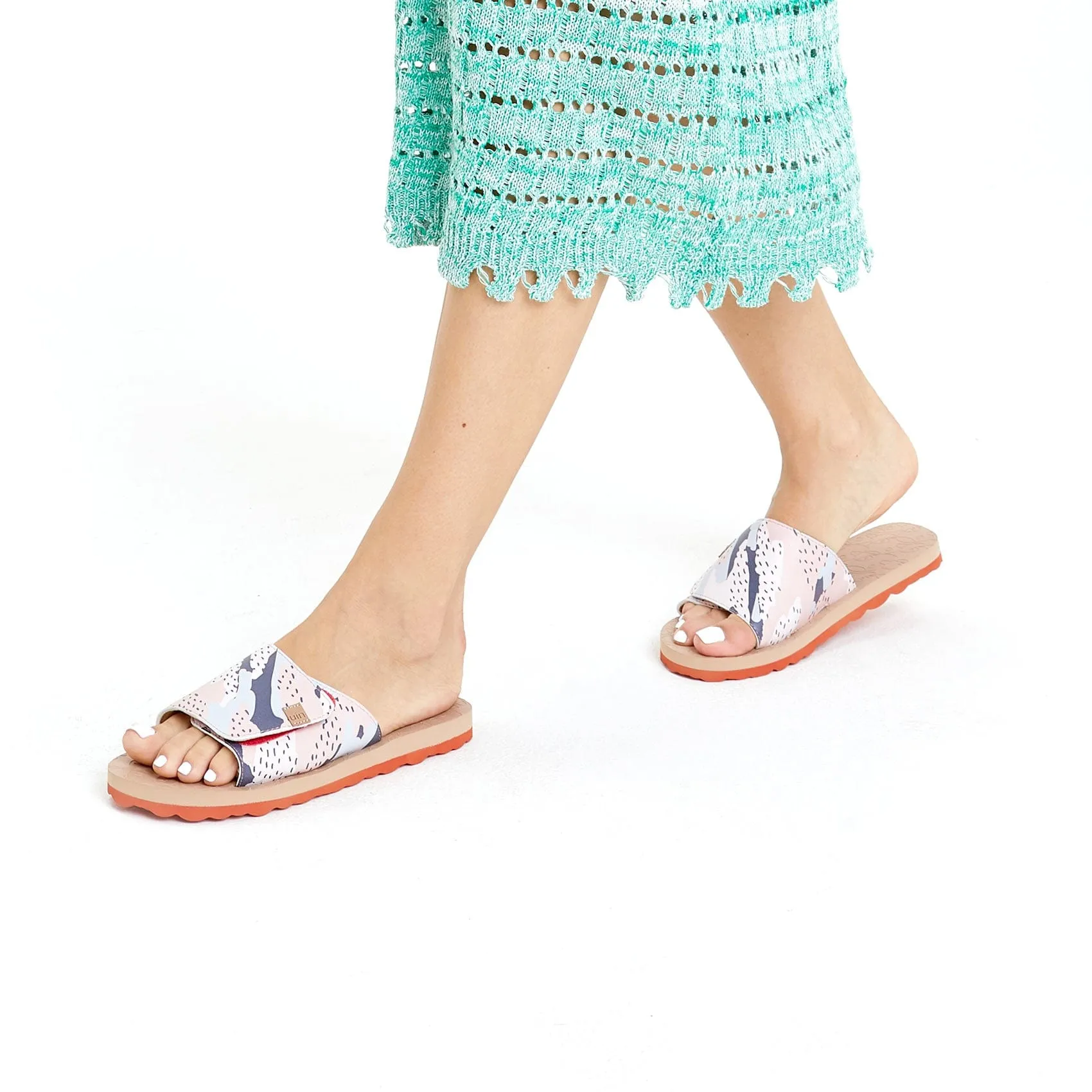 Slip On Shoes With Open Back Pink Beach Blanes III Women