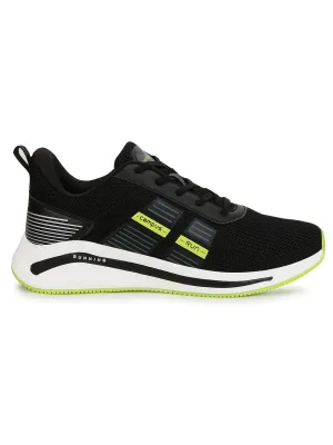PLATEUE Black Men's Running Shoes Best Fell Running Shoes