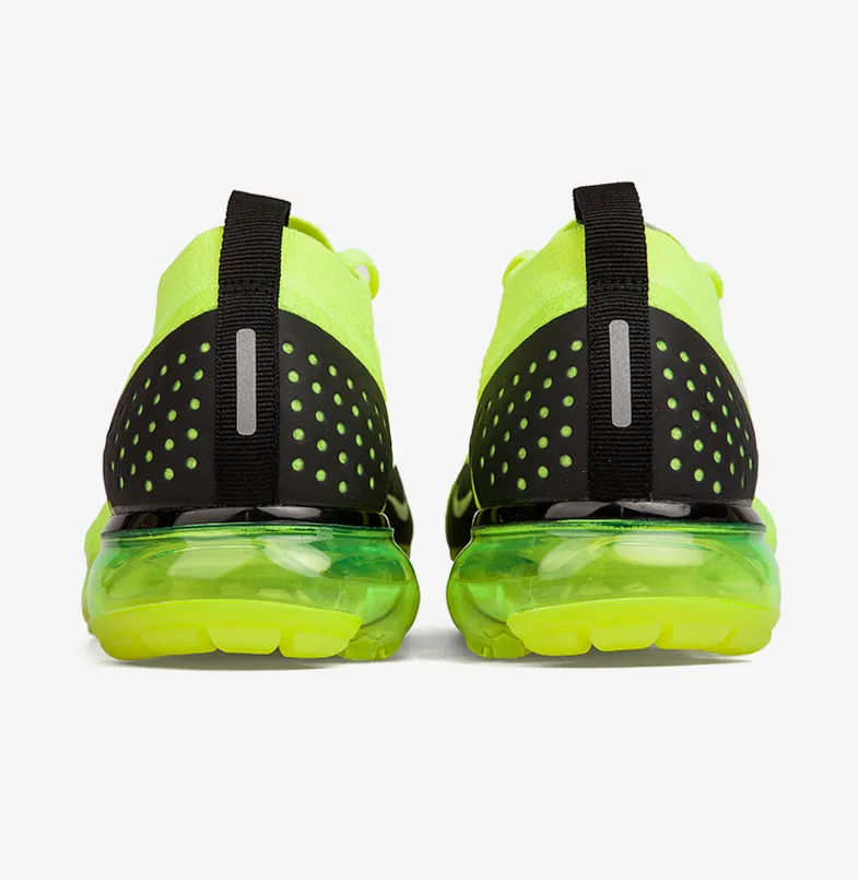 Nike Air Vapormax Flyknit 2 Volt Shoes Sneakers Men !!! CYBER MONDAY SALE !!! Asics Shoes Under 3000
